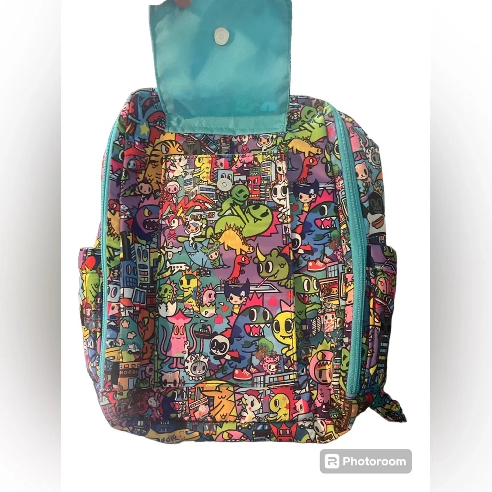 TOKIDOKI Kaiju City 13BP02AT Mini Be Back Pack Be Right Back NWOT